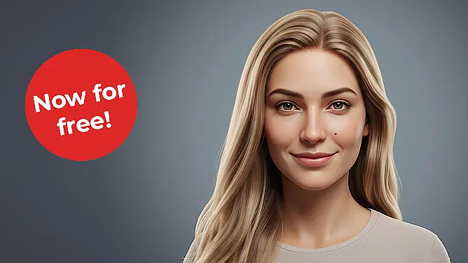 AI language trainer Linn from iQ Lingua