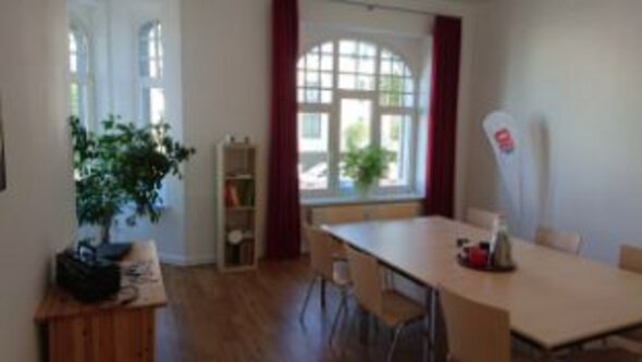 Bild: Einladender Kursraum der Sprachschule iQ Rostock-City